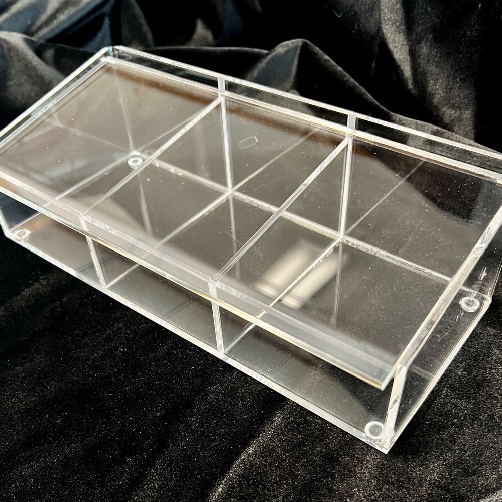 Clear Acrylic Organizer with Multiple Compartments